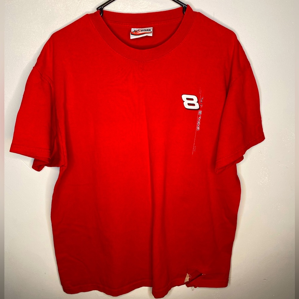 Nascar DALE EARNHARDT JR #8 Chase Authentics double sided shirt men's medium